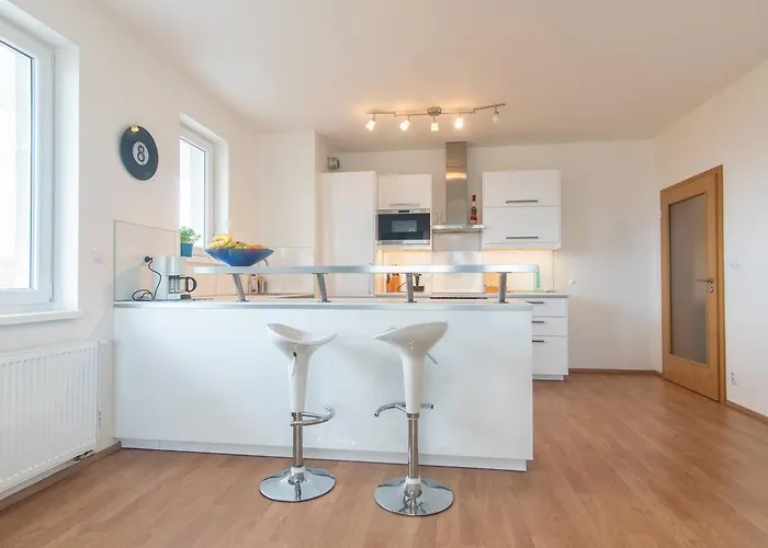 Prostorný 3 pokojový apartmán s dvěma terasami