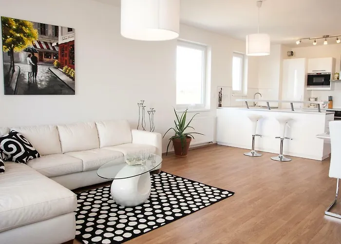 Prostorný 3 pokojový apartmán s dvěma terasami